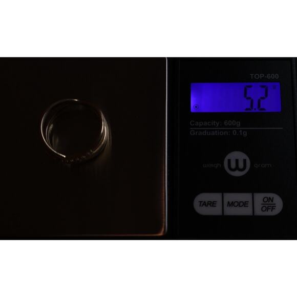 James Avery 14k Yellow Gold Diamond Pave Crossed Ring 5.2G / Sz 9 - Picture 6 of 6